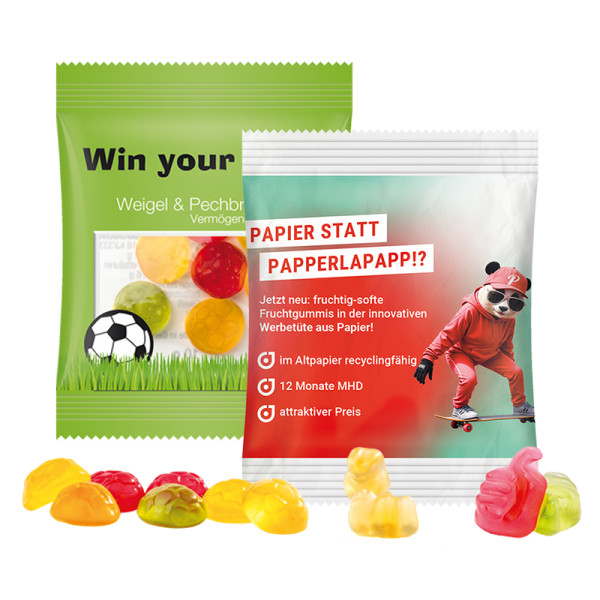 Minitüte 10 g Trolli Fruchtgummi Standardformen